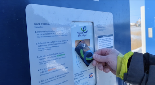 démarrer une recharge publique